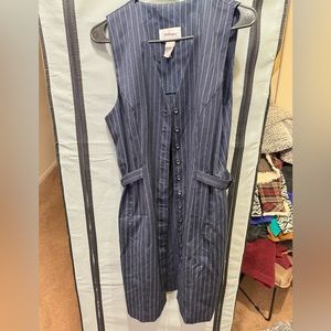 Navy Blazer Vest Dress